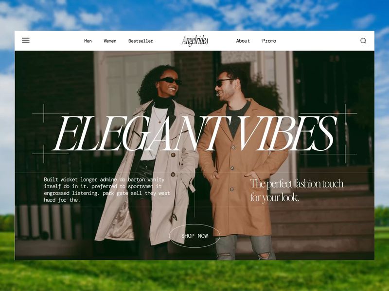 Angel Rides Landing Page Hero Exploration