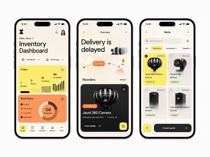 Inventory Management — Mobile App UI/UX