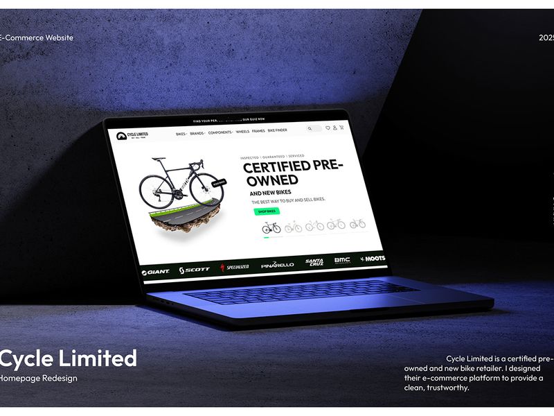 Cycle Limited - E-commerce Website