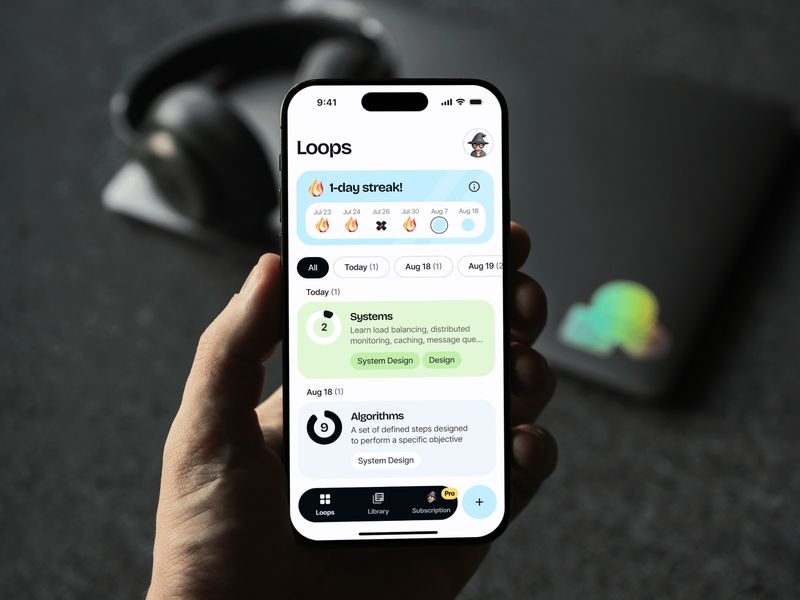 UX/UI design for Napa — Habit Tracking Mobile App