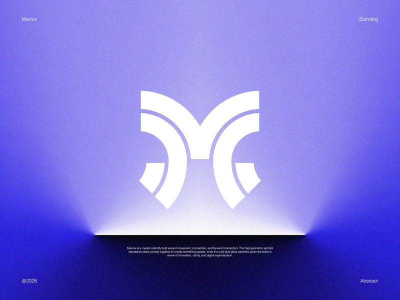 Mavrox – SaaS & AI Technology Logo Design | Modern Digital Brand Identity