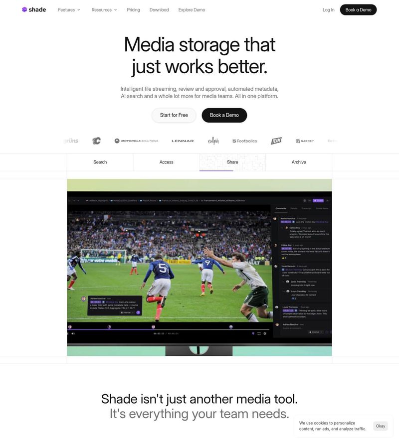 Screenshot taken from shade.inc