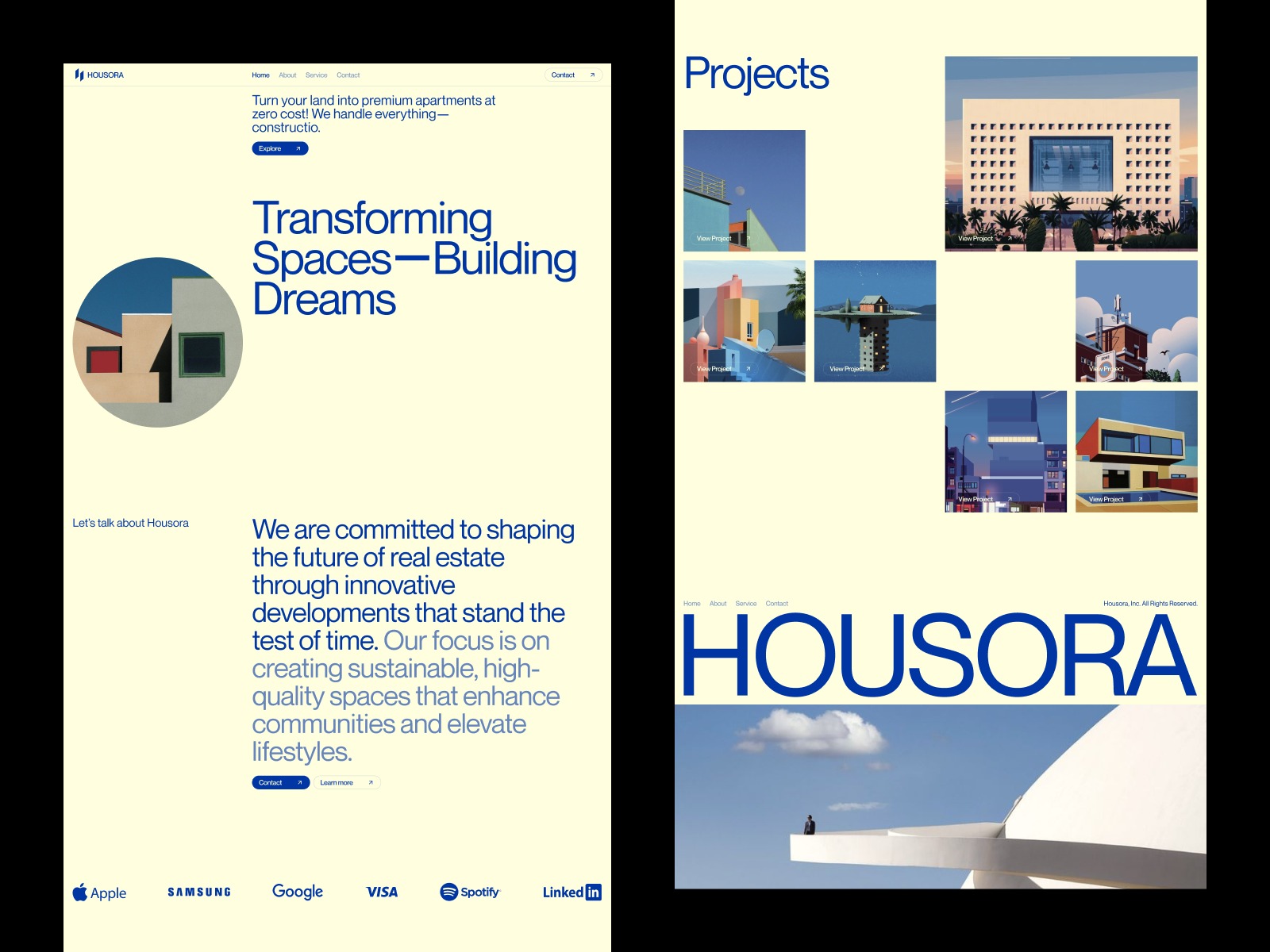 Modern Real Estate Website Design.