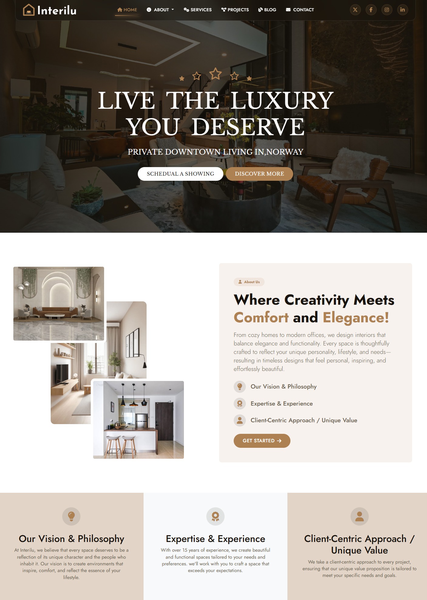 Interilu - Luxury Interior Design Architecture Template Image 0