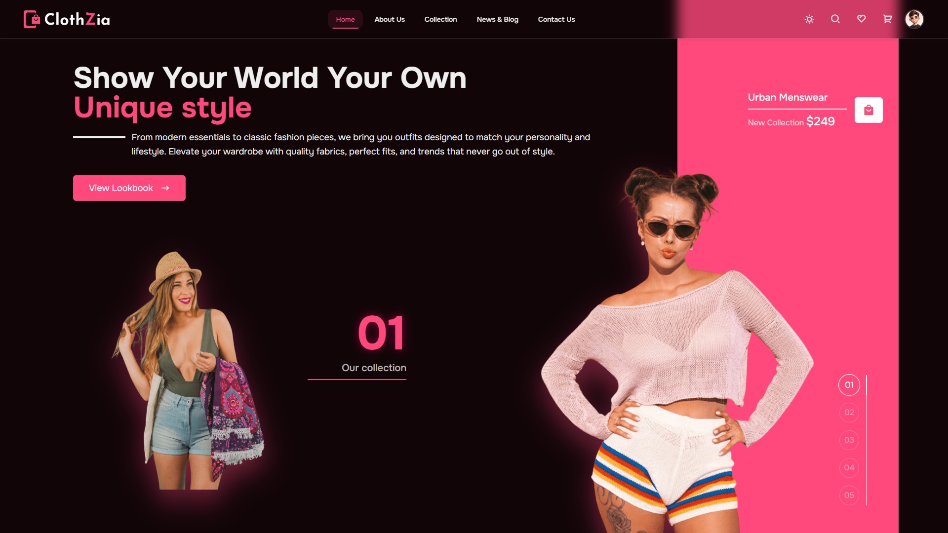 Clothzia – Modern E-Commerce UI Kit & Storefront Framework Image 1
