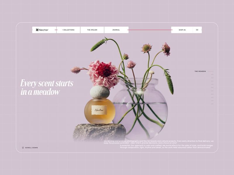 Nectar – Fragrance Hero Concept
