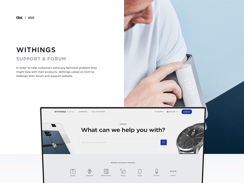 Withings Support & Forum on Behance