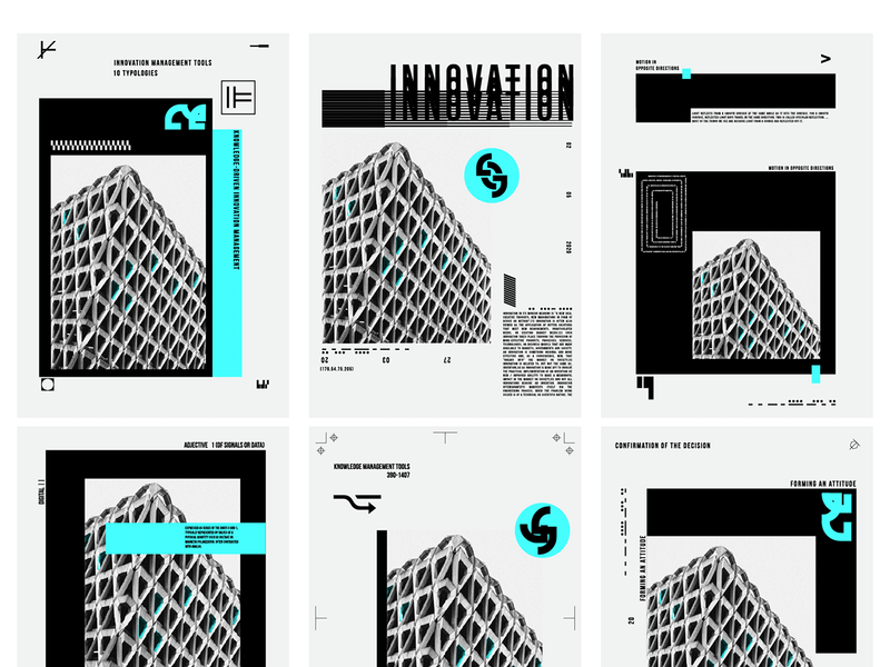 Innovation — Brutalist Geometry Poster Collection