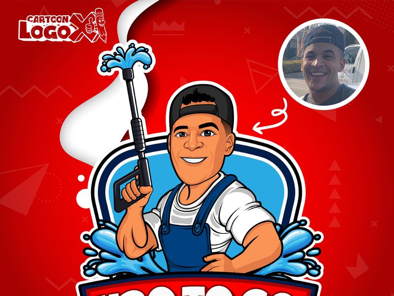 H2O To Go Pressure Washing Business - Logo and Branding Design