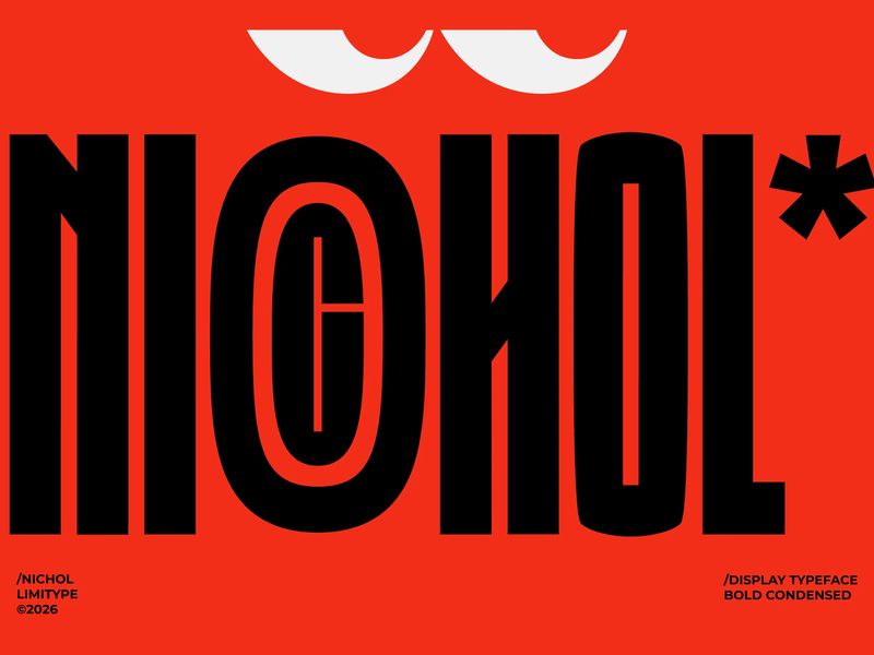 Nichol - Condensed Bold Font