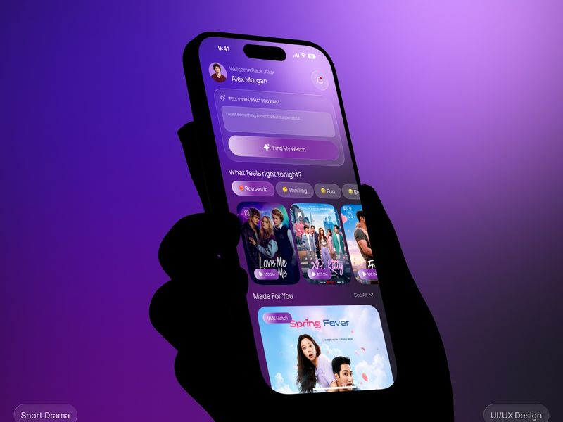 AI-Powered Streaming | Short Drama Platform | UI/UX