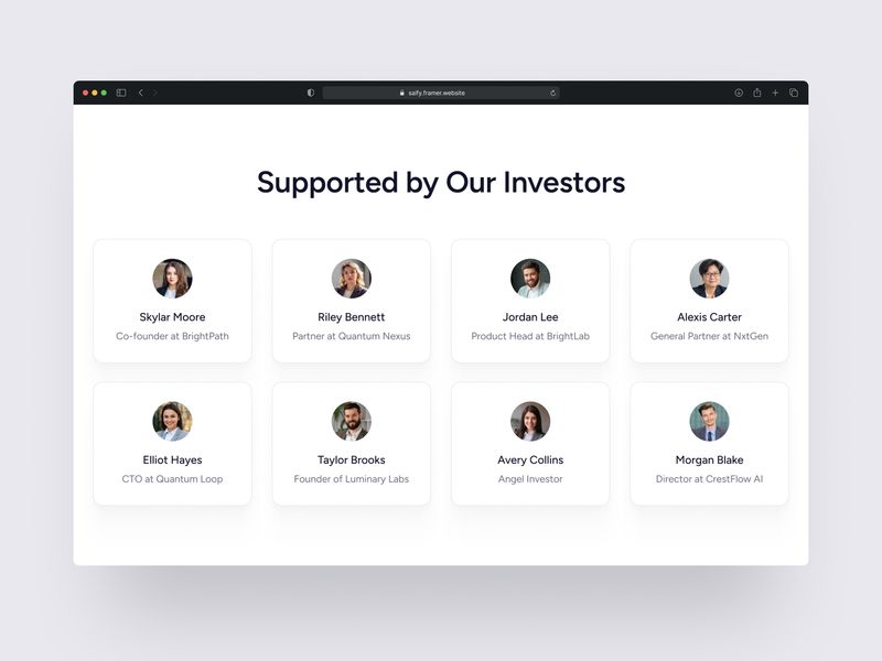 Saify — AI Email Marketing SaaS Template
