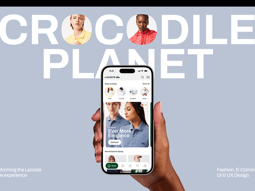 Crocodile Planet - Lacoste Mobile App Redesign