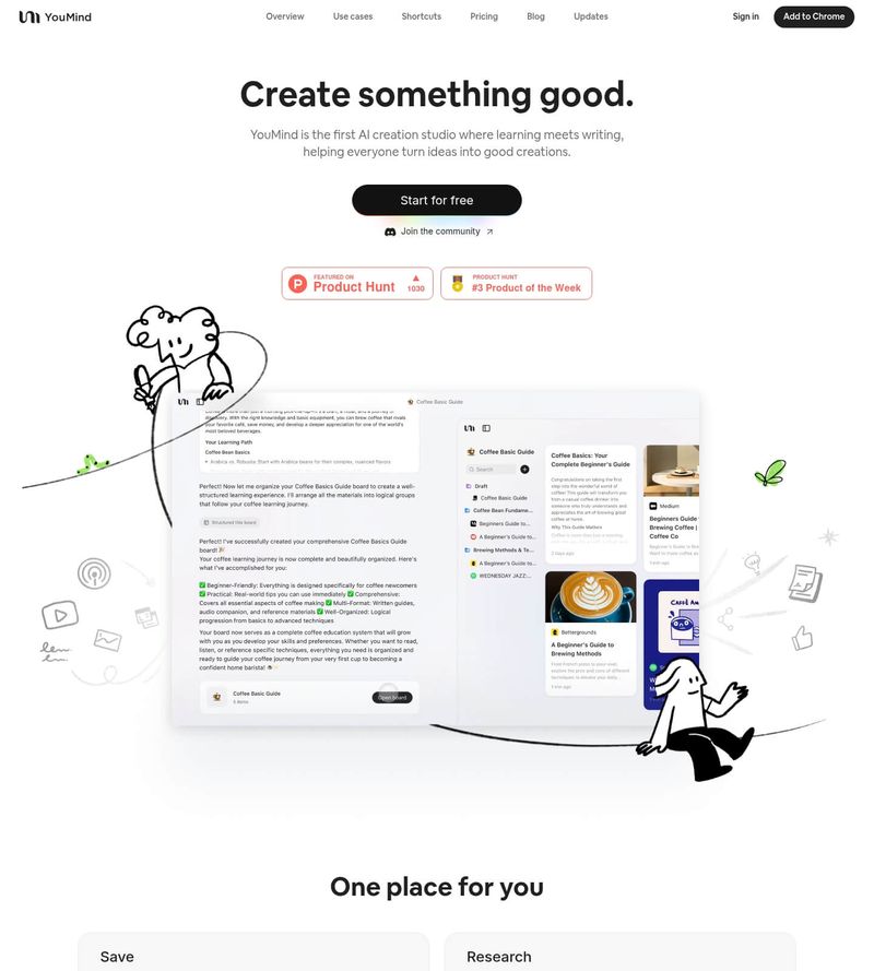 Screenshot taken from youmind.com