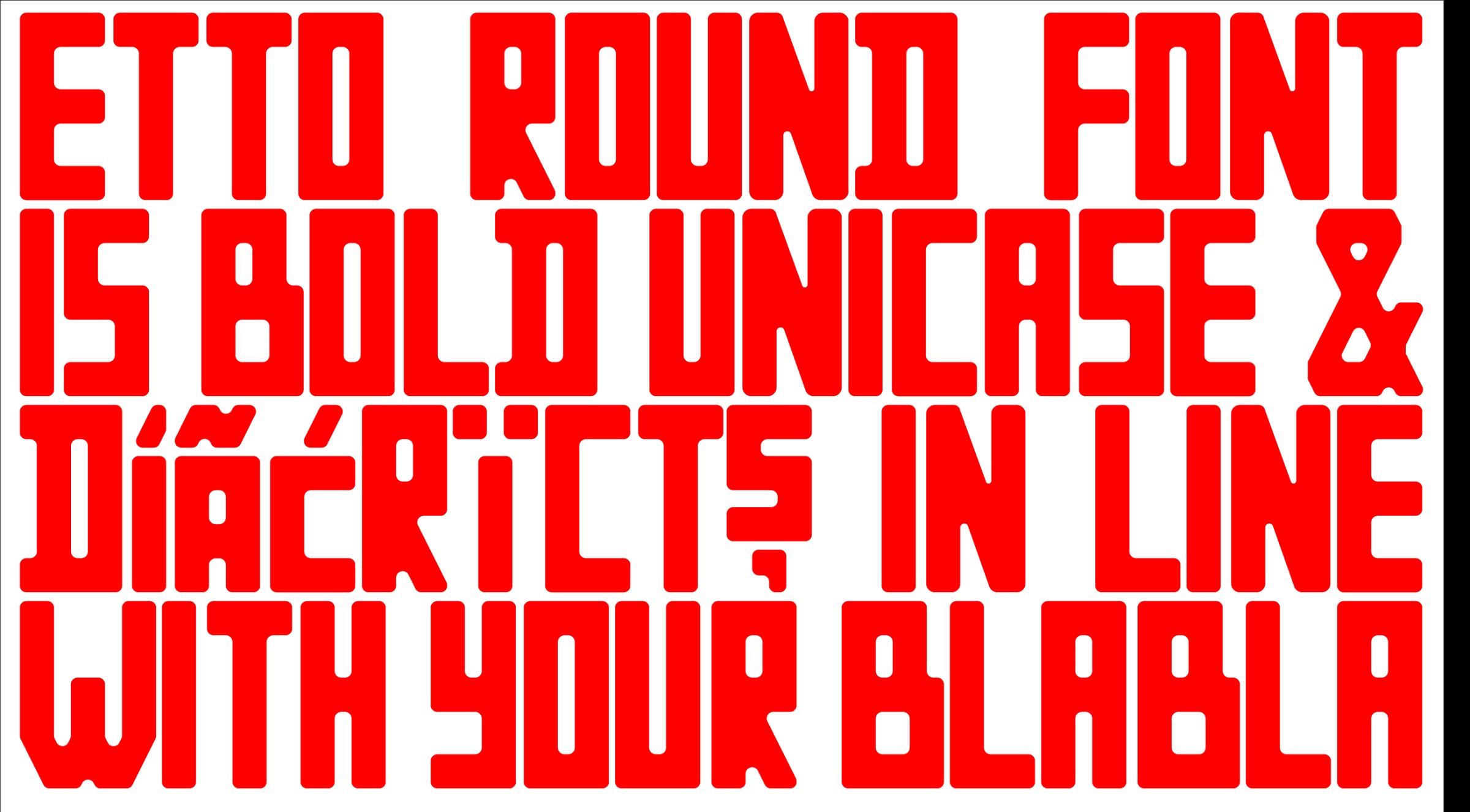 ETTO Round Bambi font Image 0