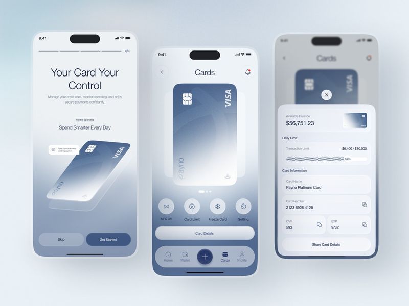 Payno - Credit Card Management Mobile App