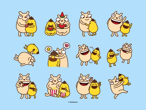 Your Silly Monster Friends by Wackymons