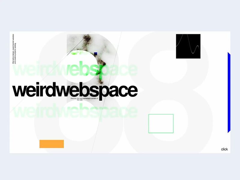 weirdwebspace - Alternative Design & Experimental Web Projects Catalog
