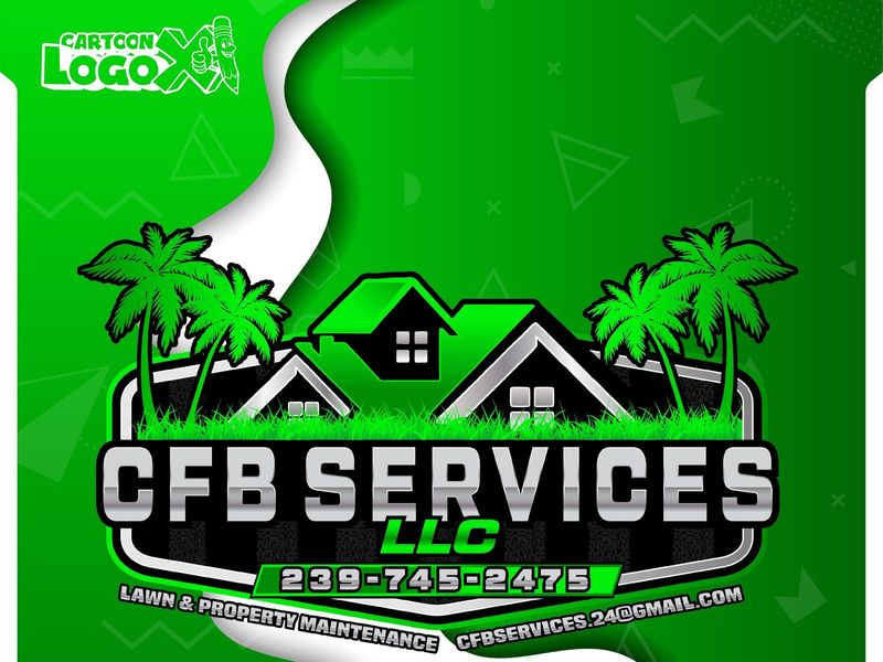 Custom Logo Design and Branding Kit for Lawn and Property Maintenance Business