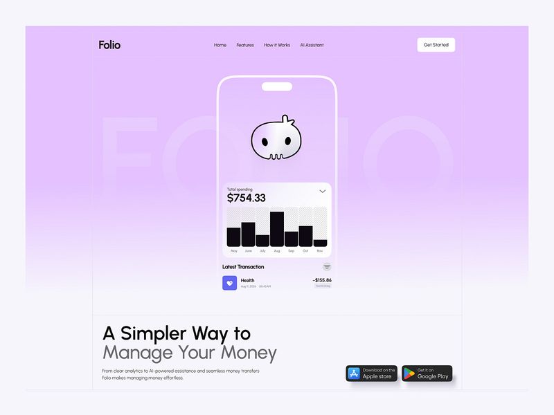Personal AI Finance Website