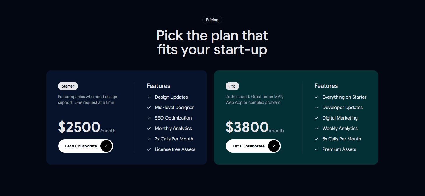 15 Shadcn Pricing Sections & Blocks Image 0