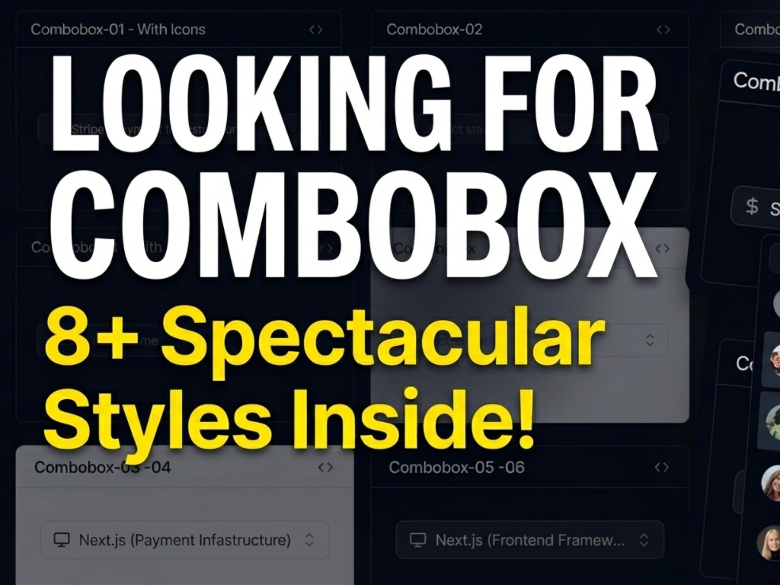 9 Shadcn Combobox Components