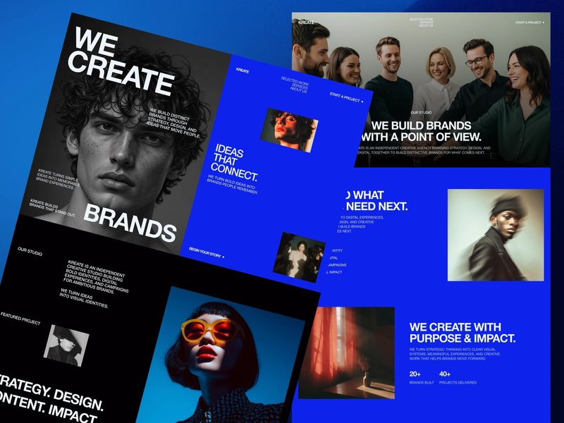 Kreate – Premium Creative Agency & Portfolio