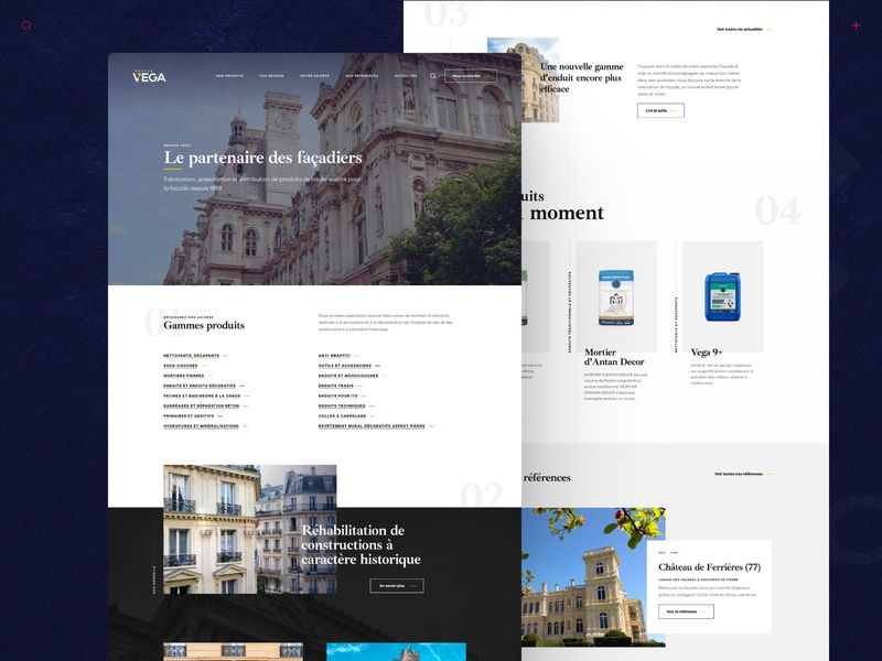 Brand & website redesign for VEGA — beauty behind raw