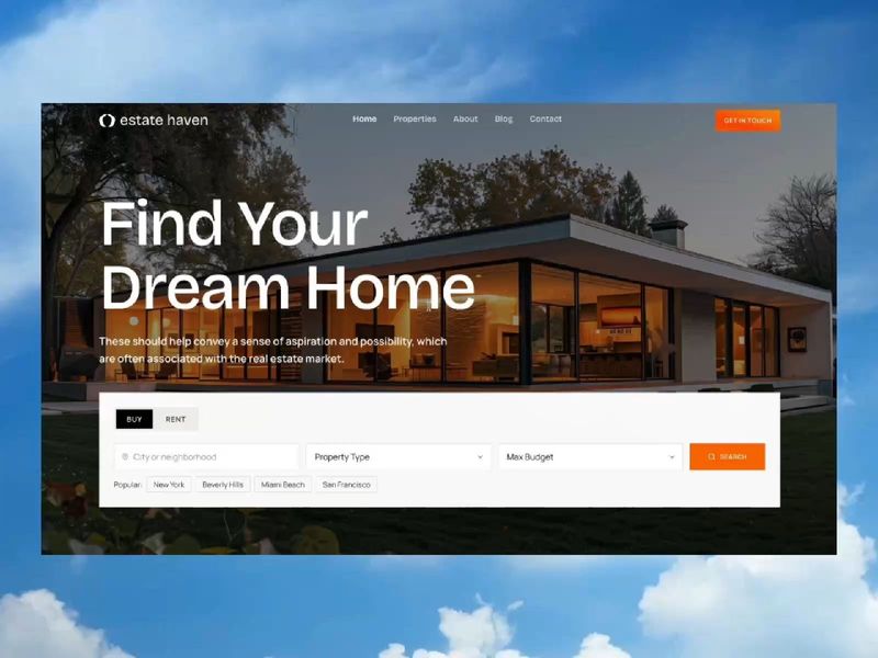 EstateHaven - Real Estate Website Template for Next.js & Sanity | rayso.studio