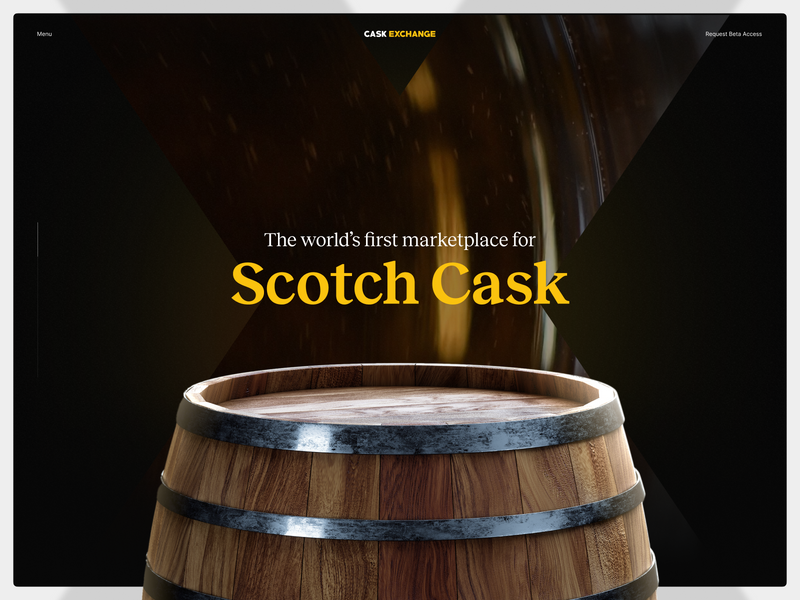 CaskExchange - Awwwards Honorable Mention