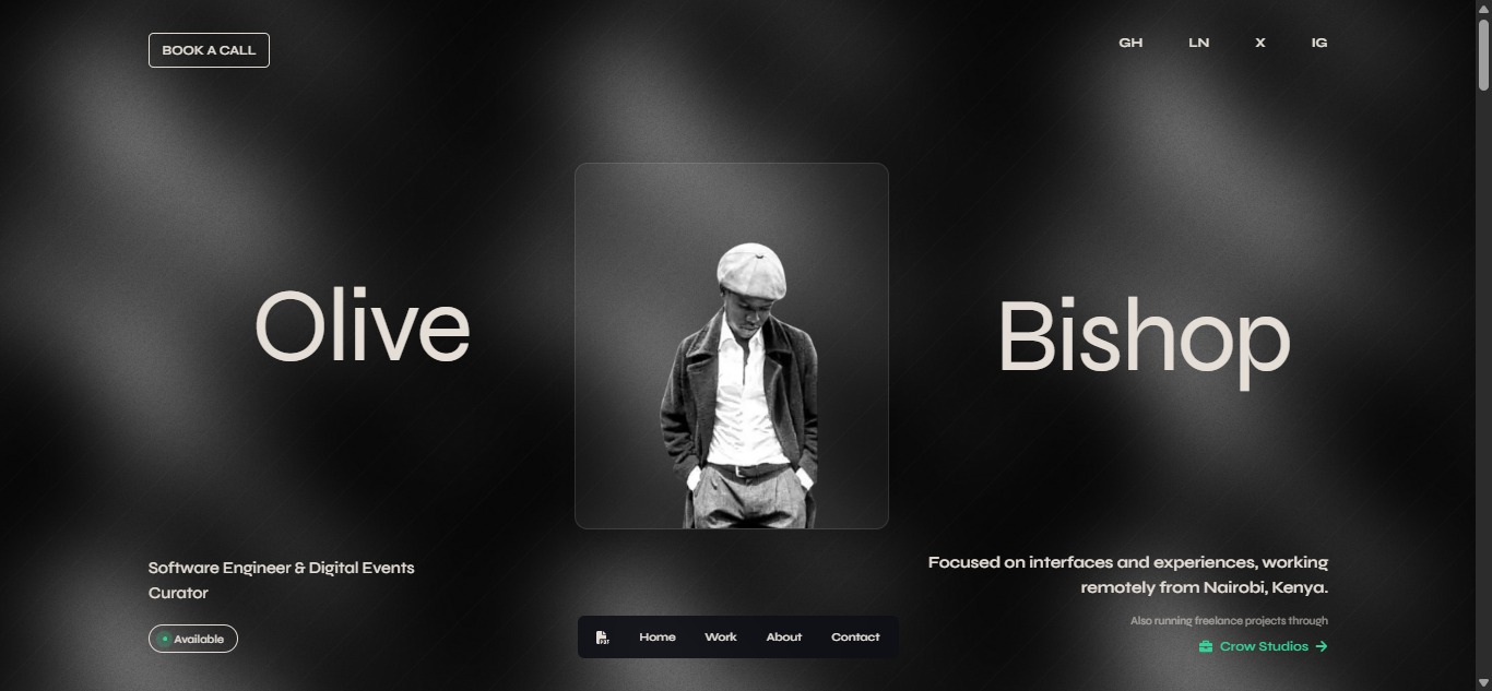 Olive Bishop | Software Engineer & Digital Events Curator Portfolio