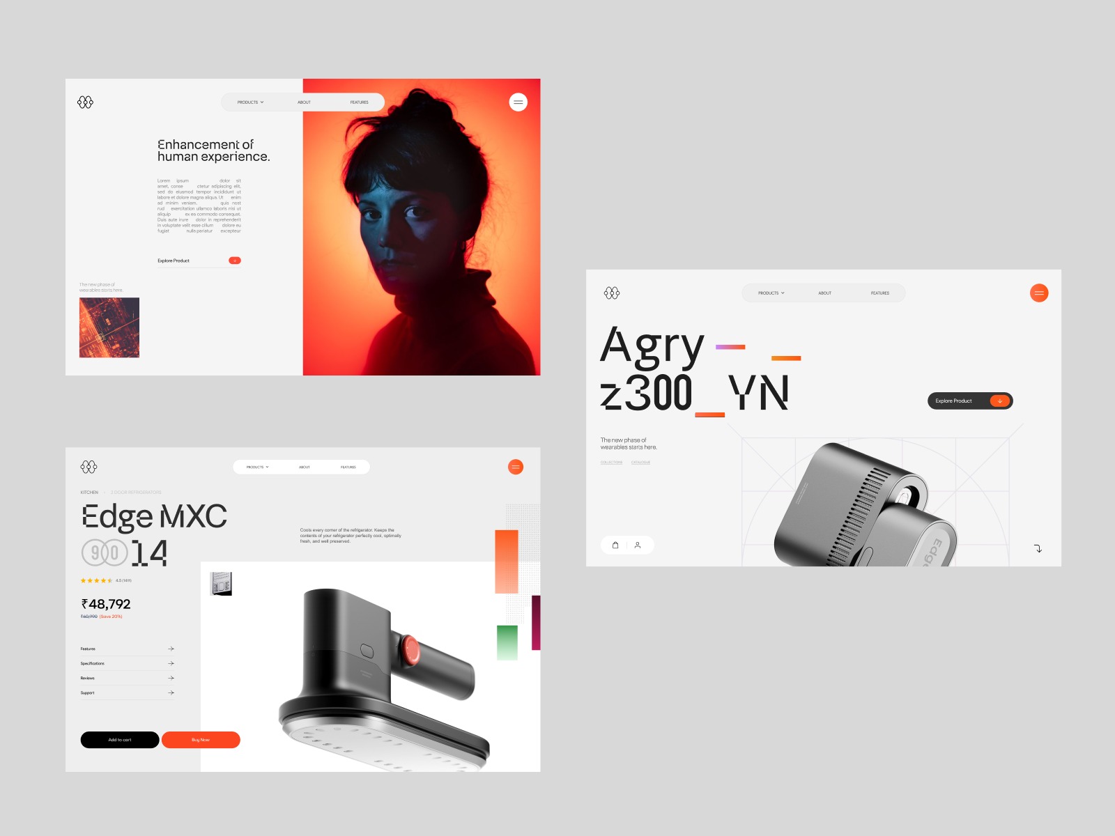 Product Page Explorations