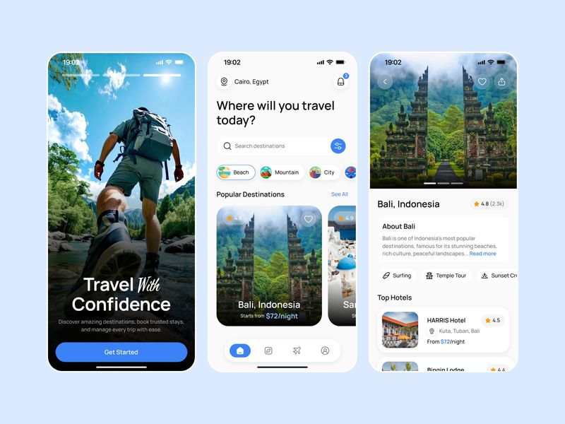 Roamly – Travel Booking Mobile App