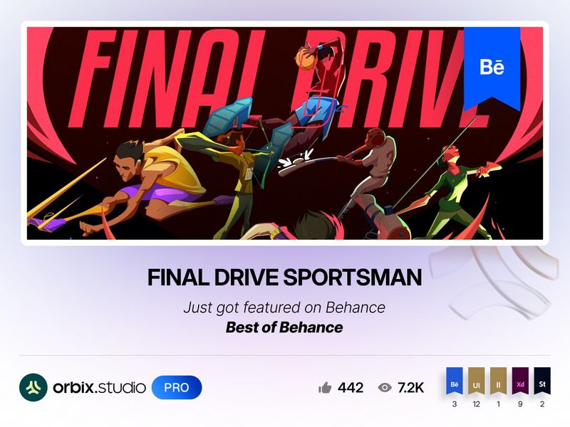 Final Drive - Illustration | Sportsman | Orbix Studio 