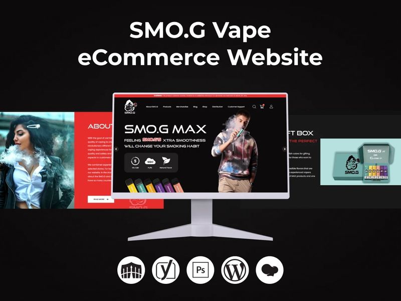 SMO.G Vape eCommerce Website