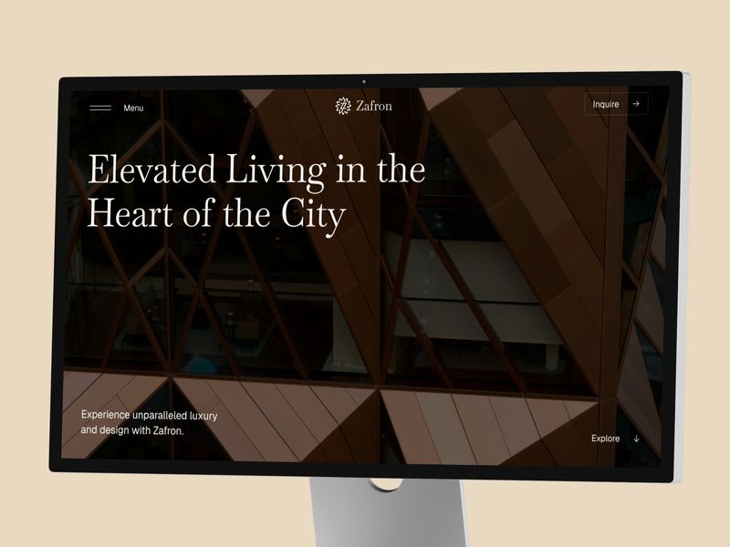 Zafron — Luxury Real Estate Website