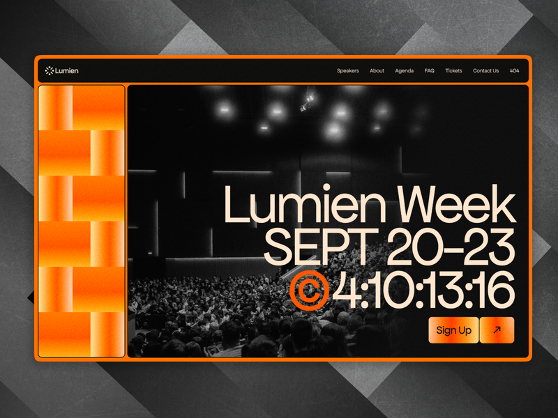 Lumien by The Light Studio - Agency design asset by framer