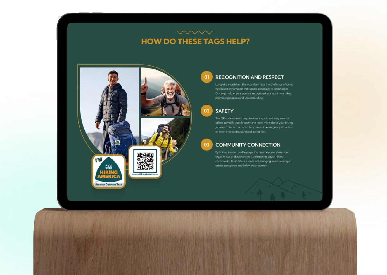I'm Hiking America - Landing page & UI/UX Design