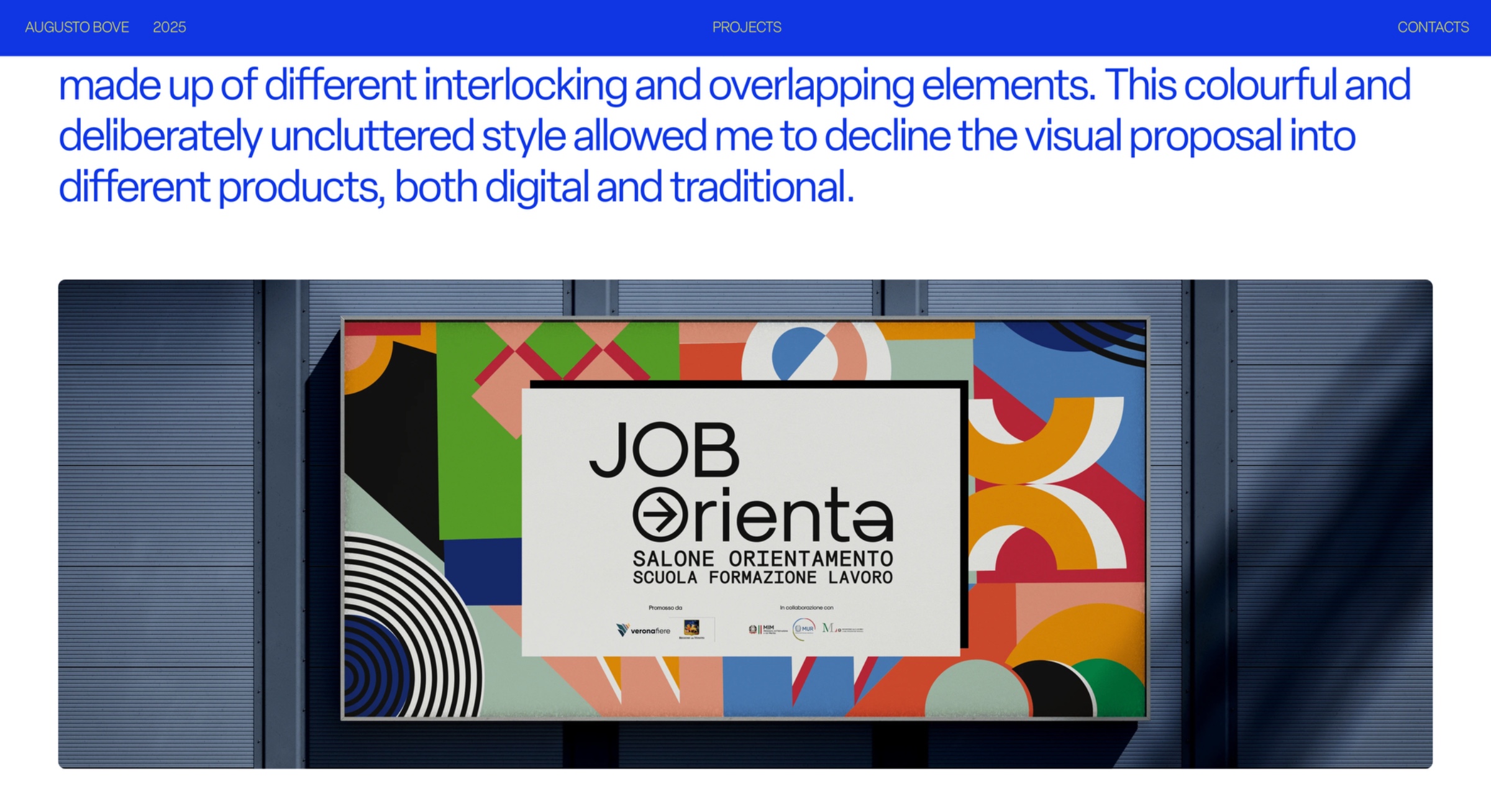 Portfolio website | Augusto Bove Image 2