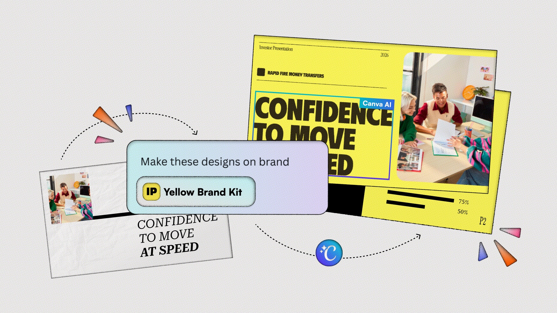 The Rundown AI Newsletter Illustrations - Canva Create Image 0