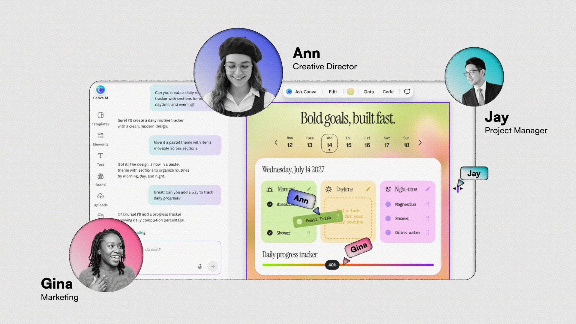 The Rundown AI Newsletter Illustrations - Canva Create Image 3