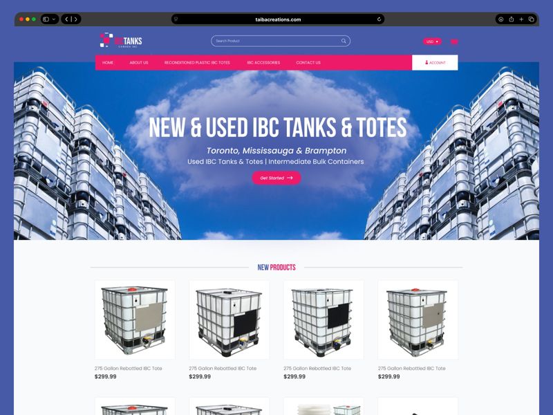 B2B Industrial E-Commerce Platform Web Design