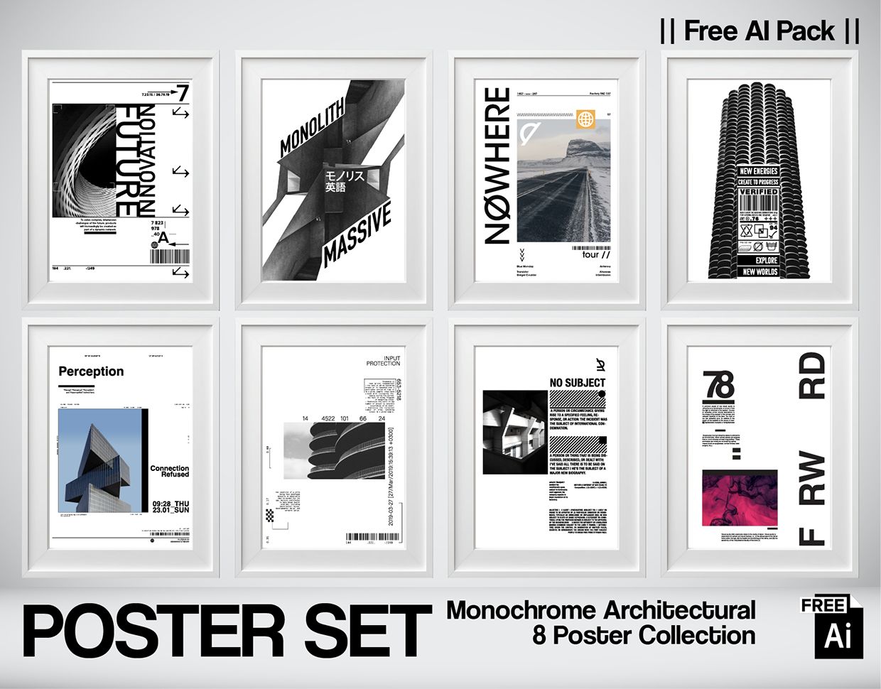 Monochrome Architectural Codes by Serkan KÖSEMEK on Muzli