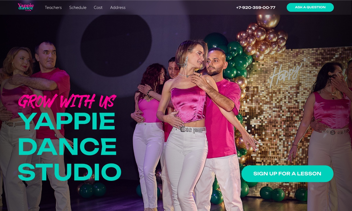 Yappie dance studio - bachata school in Moscow