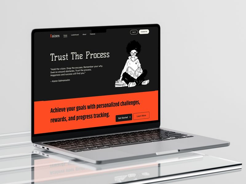 Kaizen - Progress Tracking App UI Design