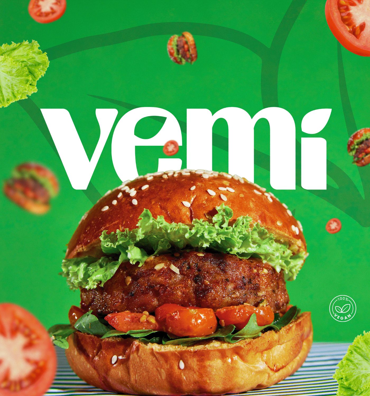 VEMI - Vegan Fast Food Brand Identity