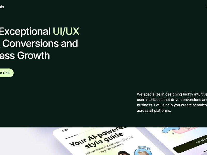 Creativ Axis — Minimal & Creative Studio Site