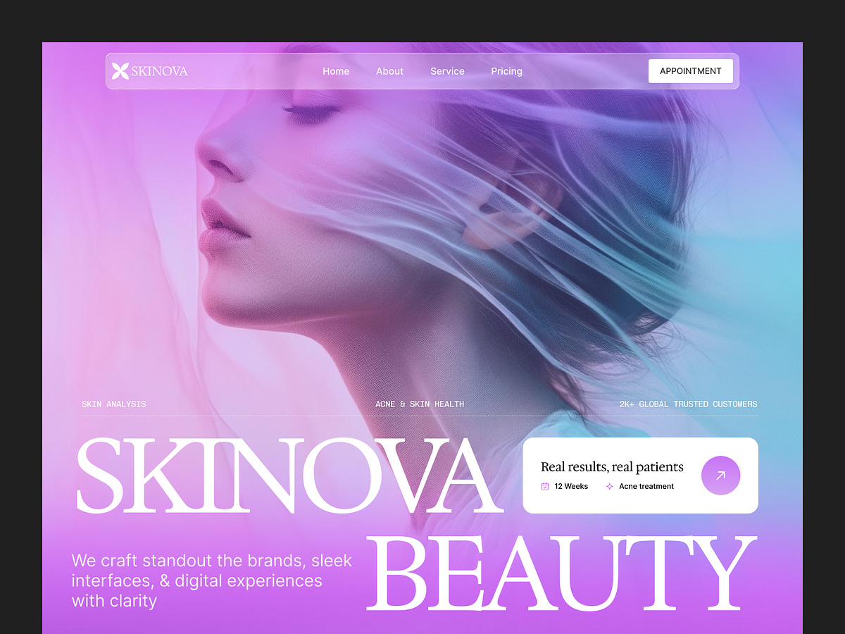 SKINOVA – Skincare Consultancy Website | Beauty & Health