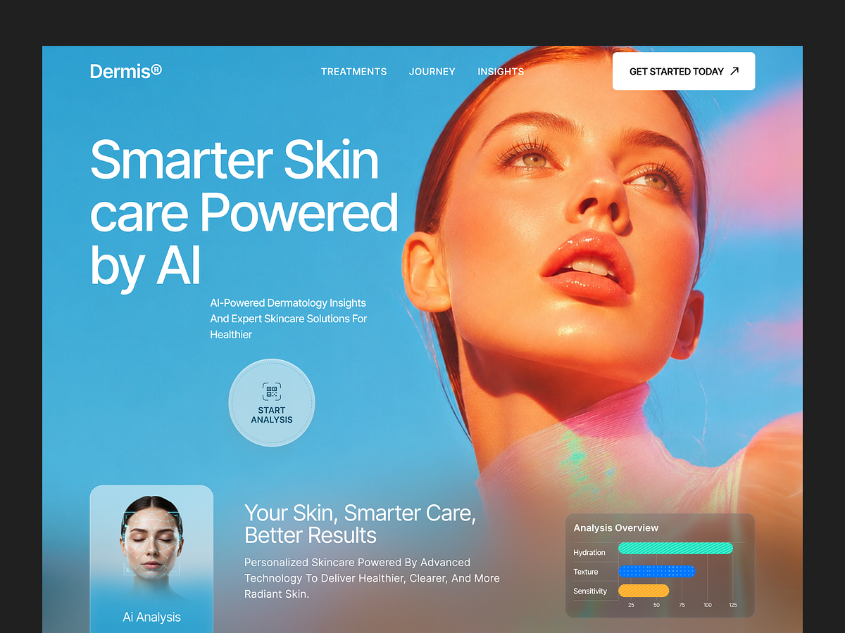 Dermis — AI Skincare & Dermatology Website