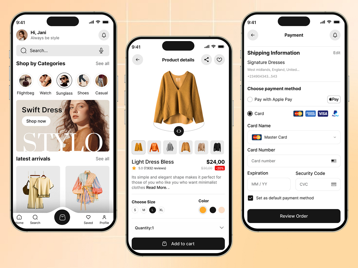 Fashion E-Commerce Mobile App Image 0